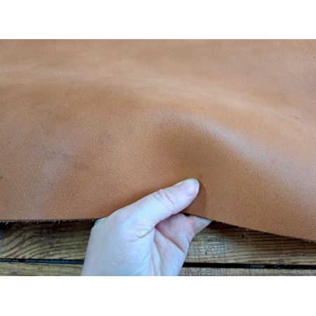 Demi collet de vache tannage végétal - Brun clair - Cuirenstock