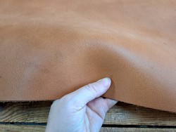 Demi collet de vache tannage végétal - Brun clair - Cuirenstock