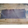 Demi collet de vache tannage végétal grainé - Café - Cuir en Stock