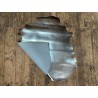 Peau de cuir de chèvre métallisé effet miroir bleu ciel -  maroquinerie - Cuir en Stock
