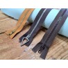 Lot de fermetures eclair - assortiment - Cuirenstock