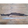 Peau de cuir de crocodile marron mat - Cuir en Stock