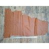 Demi-peau de cuir de vache grainée - Brun automnal - A - Cuir en Stock