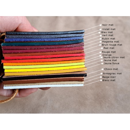 Teinture de tranche base aqueuse pour cuir - Fabrication française - Chocolat Mat -Cuirenstock