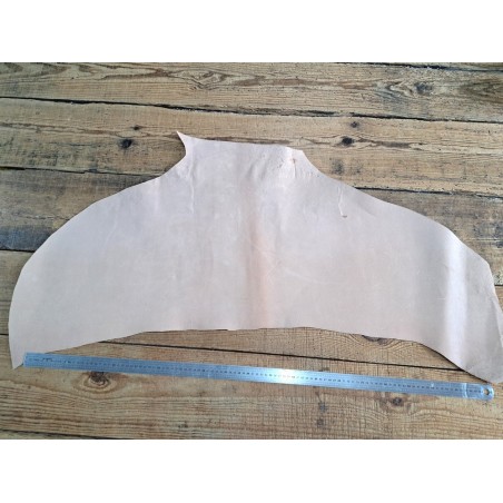 Demi croûte de cuir de vache tannage végétal naturel - doublure - Cuir en stock