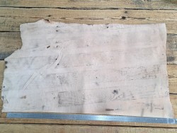 Demi croûte de cuir de vache tannage végétal naturel - doublure - Cuirenstock