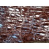 Peau de crocodile brun rouge - Cuir en Stock