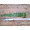 Peau de crocodile véritable - Vert kaki - Cuir en Stock