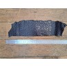 Peau de crocodile bleu marine mat - Cuir en Stock