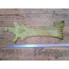 Lot de 2 pattes d'autruche - F - Blanc/Vert - Cuir en Stock
