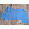 Demi-peau de cuir de taurillon pleine fleur bleu ciel - Cuir en Stock