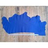 Bande de cuir de taurillon pleine fleur - Bleu cyan - Cuir en Stock