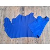 Bande de cuir de taurillon pleine fleur - Bleu cyan - Cuir en Stock