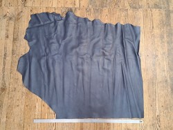 Demi-peau de cuir de vache grainée - Cobalt foncé - A - Cuirenstock