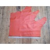 Demi-peau de cuir de vachette lisse - Orange potiron -A-Cuir en Stock