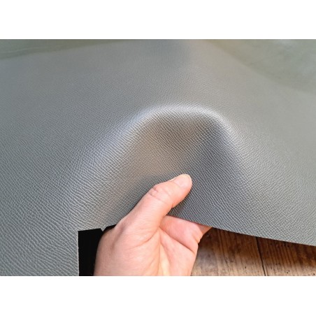 Demi-peau de cuir de vachette tannage ferme - vert lichen sombre - Cuirenstock