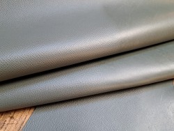 Demi-peau de cuir de vachette tannage ferme - vert lichen sombre - cuirenstock