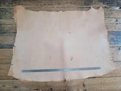 Collet de cuir de vache tannage végétal finition naturelle – A -