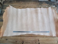 Collet de vache tannage végétal nubuck - Naturel