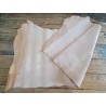 Collet de vache tannage végétal nubuck - Naturel