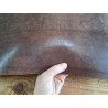 Demi collet de vache tannage végétal - Café - Cuir en Stock