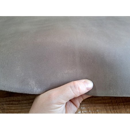 Collet de vache tannage végétal nuancé - Bison - Cuir en Stock