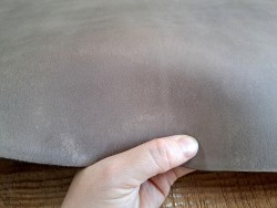 Collet de vache tannage végétal nuancé - Bison - Cuir en Stock