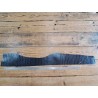 Bande de collet tannage végétal effet crocodile - Noir - Cuir en Stock