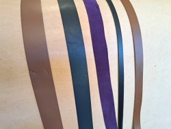 Lot de 5 bandes de cuir classique ou à effet - 2ème choix