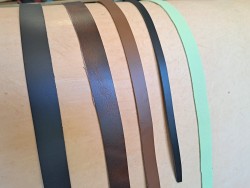 Lot de 5 bandes de cuir classique ou à effet - 2ème choix
