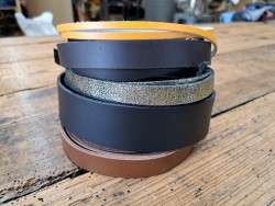 Lot de 5 bandes de cuir classique ou à effet - 2ème choix