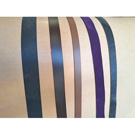 Lot de 5 bandes de cuir classique ou à effet - 2ème choix