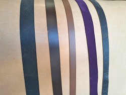 Lot de 5 bandes de cuir classique ou à effet - 2ème choix