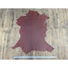peau de cerf - belle qualité - brun acajou - cuir en stock
