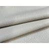 Peau de cuir de mouton crispé - blanc chantilly- maroquinerie ou vêtement - cuir en stock