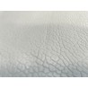 Peau de cuir de mouton crispé - blanc chantilly- maroquinerie ou vêtement - Cuir en stock