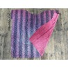 Peau de veau velours serpent - rose - maroquinerie - Cuirenstock