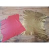 Lot de 2 peaux de Cuir de chèvre et d'agneau - C - Cuir en Stock