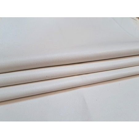 Lot de 3 peaux de cuir stretch identiques - Blanc crème
