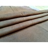 Lot de 3 peaux de cuir stretch identiques nubuck - Marron