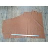 Demi peau cuir vache grainée - brun automnal - maroquinerie - cuir en stock