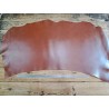 Collet de vache tannage végétal lisse - Cognac - Cuir en Stock