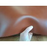 Collet de vache tannage végétal lisse - Cognac - Cuir en Stock