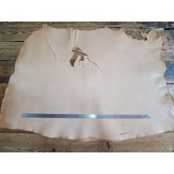 Collet de cuir de vache tannage végétal finition naturelle – A -
