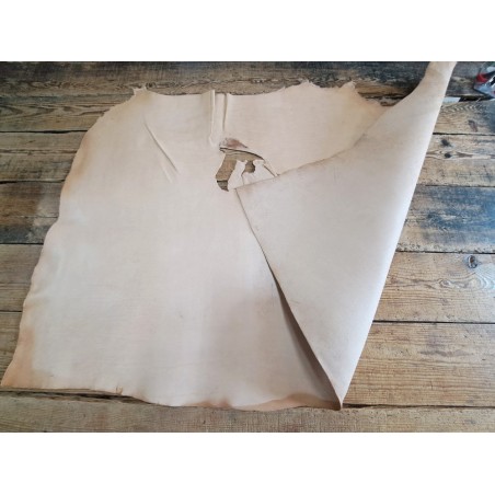 Collet de cuir de vache tannage végétal finition naturelle – A -