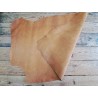 Collet de vache tannage végétal grainé - Caramel