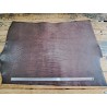 Cuir de collet de vache tannage végétal - Brun taupe