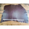 Collet de vache tannage végétal grainé - Café - Cuir en Stock