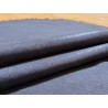 Peau de veau velours noir - paillette - bleu - maroquinerie - cuirenstock