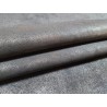 Peau de veau velours gris - paillette - argenté - maroquinerie - cuirenstock